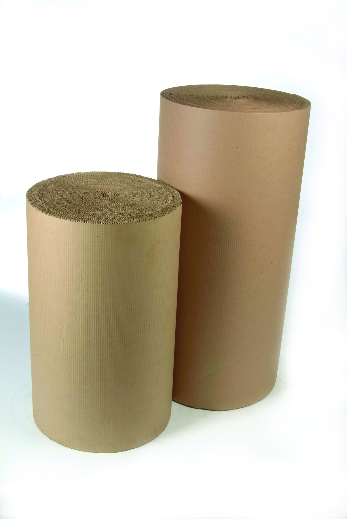 6 Inch Wide X 30 FT Single Face Corrugated Cardboard Roll | B-Flute 1/8" | Kraft Brown For Crafts & Packing