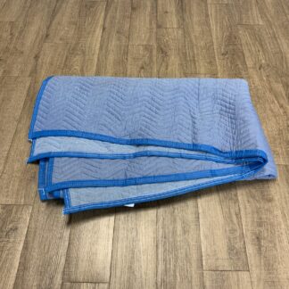 POLY/COTTON MOVING BLANKET 72"X80" BLUE/BLUE